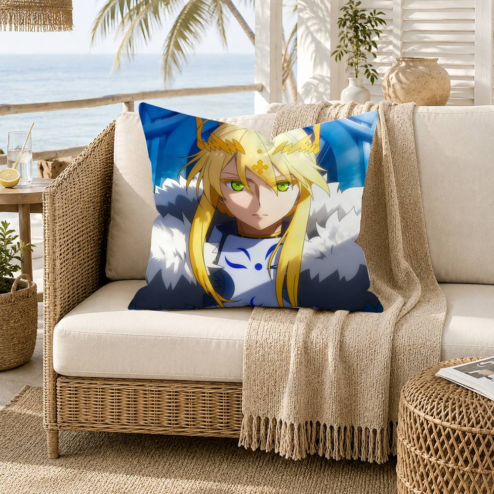 Saber Artoria Pendragon Fate Grand Order FGO Pillow Case for Sofa Living Room Home office Decor Protective Cover