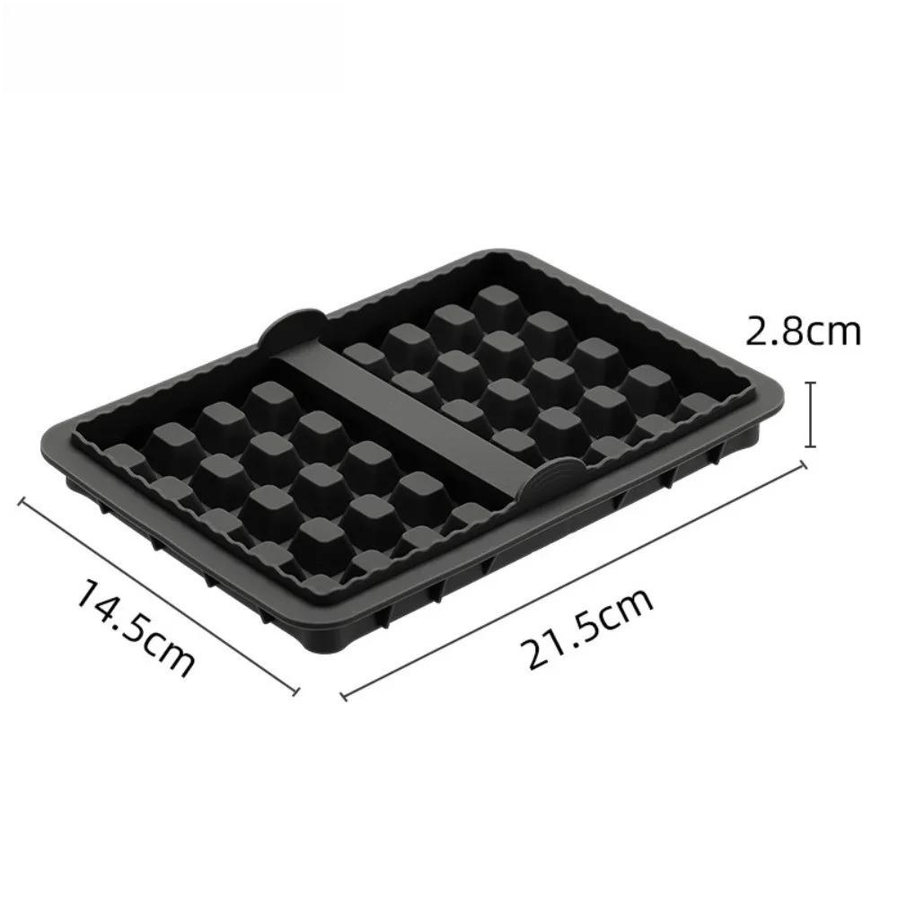 1/2 Piece Silicone Waffle Mold Square Air Fryer Waffle Tray Mat for Cake Chocolate Craft Candy Pastry Accessories Baking Mold