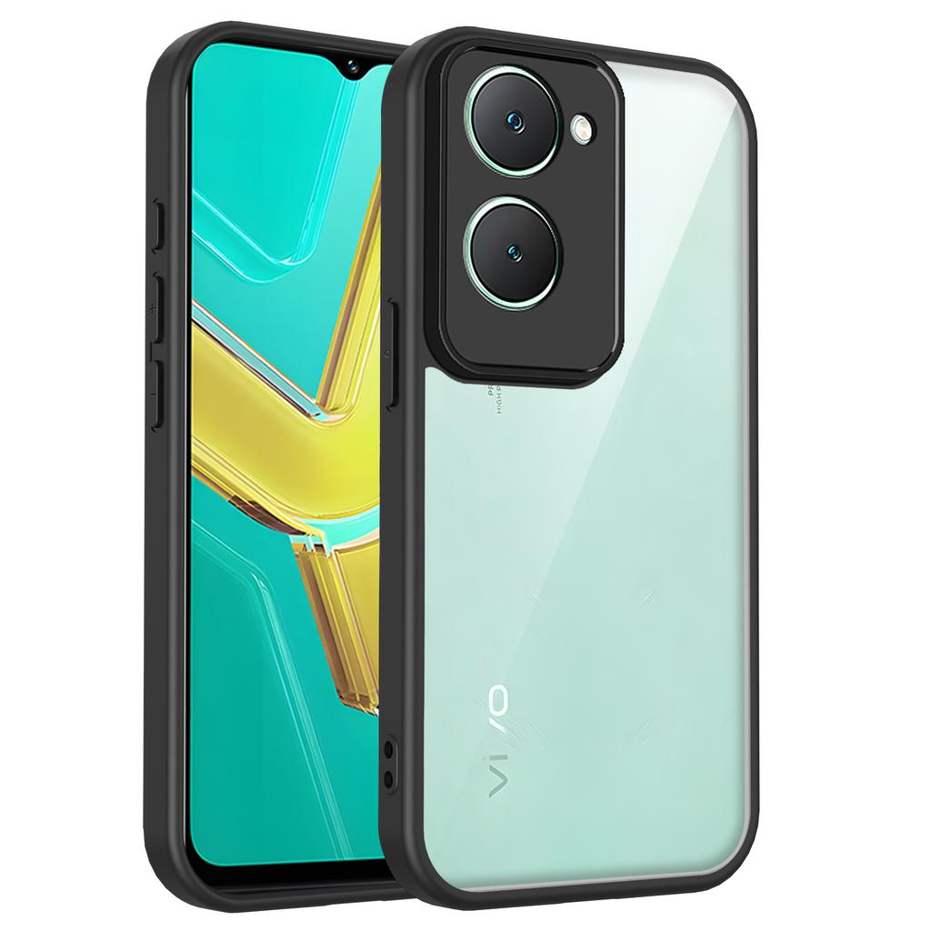 For Vivo Y03 Case vivo Y18 Phone Case Vivo Y03T Cover vivo Y18T Y18i Y18s Air Cushion Silicon Bumper Clear Matte Back Cover Hard