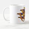 Horse Racing Jockey and Thoroughbred Illustration Mug: Photo Mug (horse Series) (B)