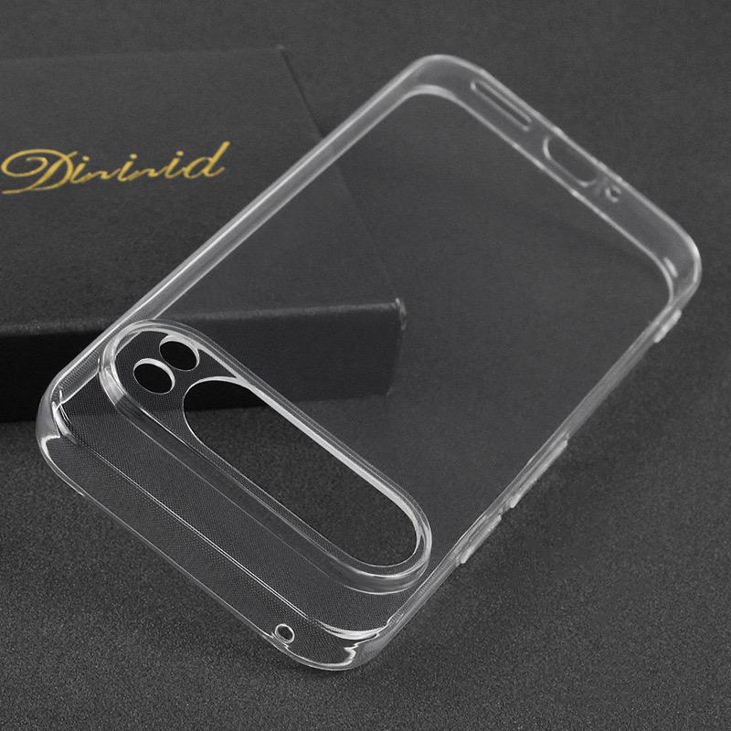For Google Pixel 9 Pro XL Transparent Case TPU Flexible Phone Cover