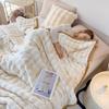Bubble Fleece Coral Blanket for Office or Sofa