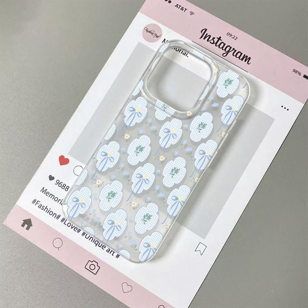 

Purple Lace Bouquet Phone Case For IPhone 17Air 11 13 15 PIus 14 12 Pro 16 17 Pro Max Case Clear Shockproof Soft Cover Shell iphone 14
