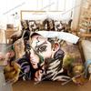 3D Print Dr.Stone Bedding Sets Duvet Cover Set With Pillowcase Twin Full Queen King Bedclothes Bed Linen Quilt Cover