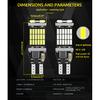 2pcs T15 W16W 921 912 Car Reverse Light 45SMD 4014 Bright LED Bulbs Canbus No Error Easy Installation 12V Backup Safety Universa Bulbs 7
