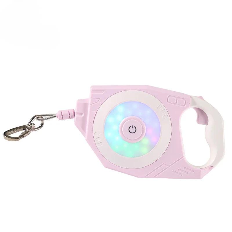4 m lange, automatisch einziehbare Hundeleine mit LED-Licht und Laserspielzeug, luxuriöse Hundeleine für kleine und mittelgroße Hunde, Gassi-Zubehör für Hunde
