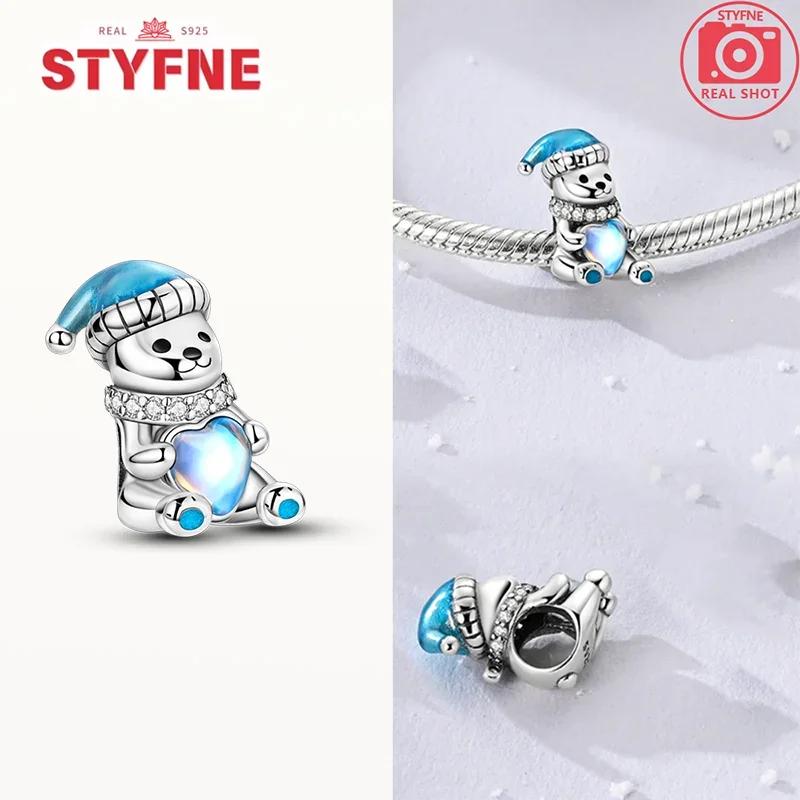 Coppercharms Winter Snowman Snowflakes Penguin Beads Pendant Fit Original Bracelet Diy Fine Jewelry Gift For Women