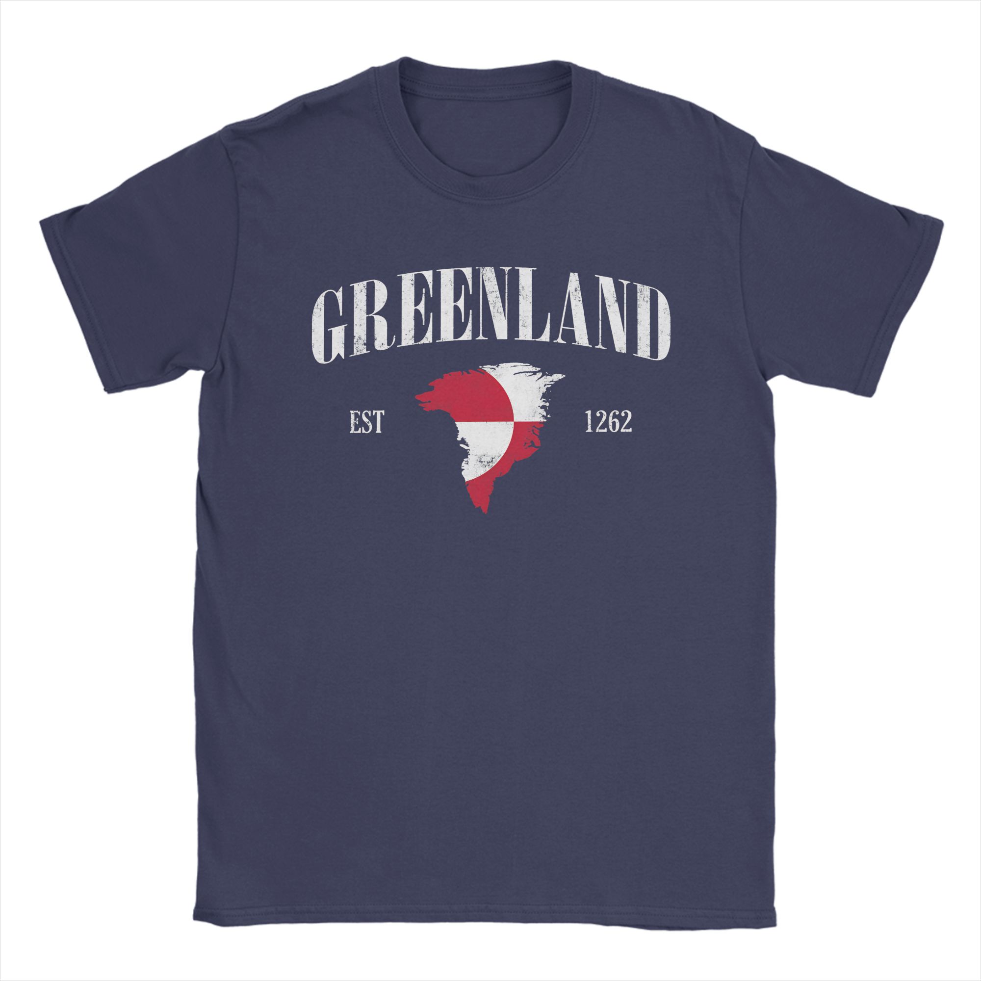 

Support Greenland Est 1262 T Shirt Summer Popular T Shirts Man Cotton O Neck 4XL 5XL 6XL Top Tees Short Sleeve Y2K Fun Tshirt 4XL