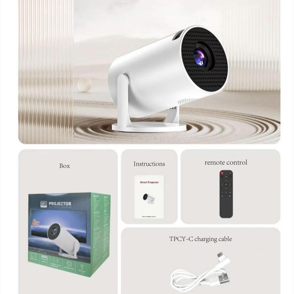 HY300 Mini Wireless Home & Car Projector