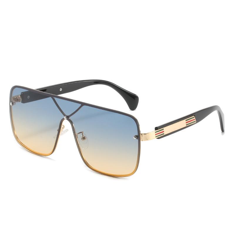 Integrated Sunglasses, Trendy Large-Frame One-Piece Glasses, Personalized Square Sunglasses For Women