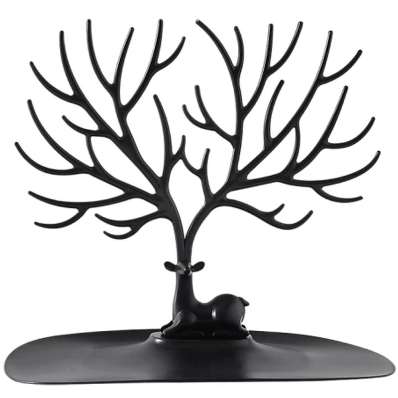 Antlers Makeup Organizer Creative Jewelry Display Stand Wall Shelf For Rings Earrings Necklace Bracelet Bathroom Repisas Home