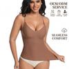 Adjustable Strap Backless Shapewear Tank Top Women Soft Seamless Nylon Spandex Slimming Vest