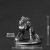 Alloy Metal Monster Soldier Miniature Paintable Tabletop Game Piece Car Interior Decor Collectible Gift for Men