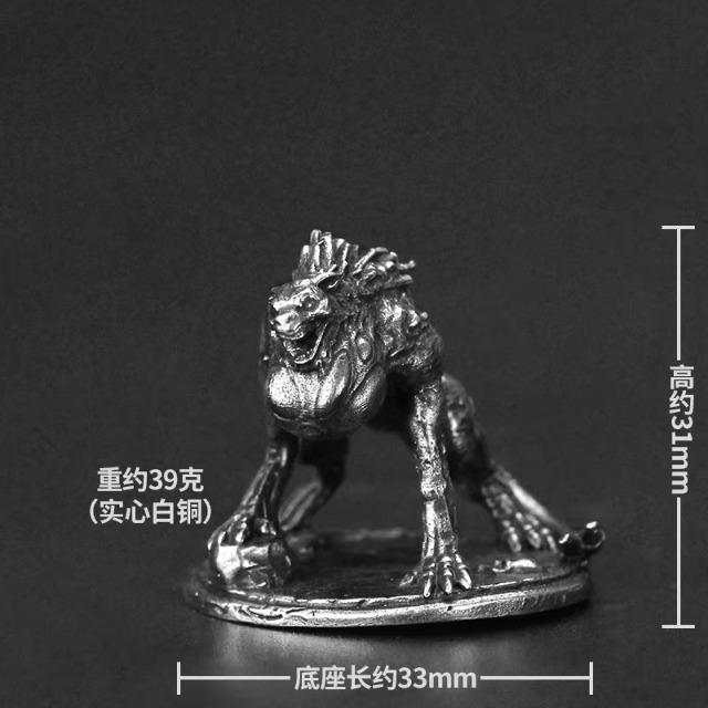 Alloy Metal Monster Soldier Miniature Paintable Tabletop Game Piece Car Interior Decor Collectible Gift for Men