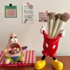 Qiqi Mi Cute Cartoon Pen Holder: Multifunctional Desktop Ornament and Fountain Pen for Students