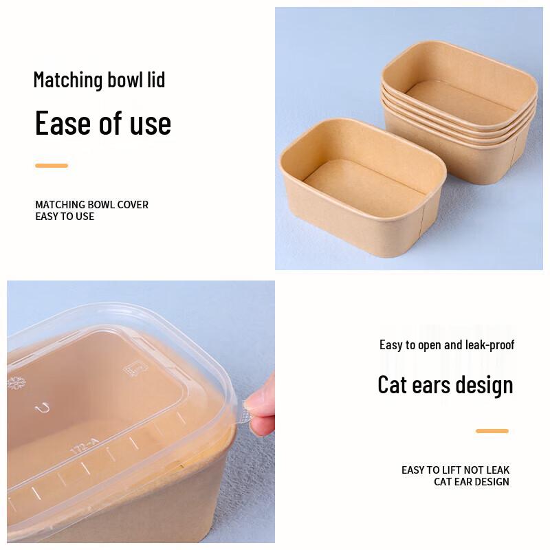 Baijie Disposable Food Containers with Lids