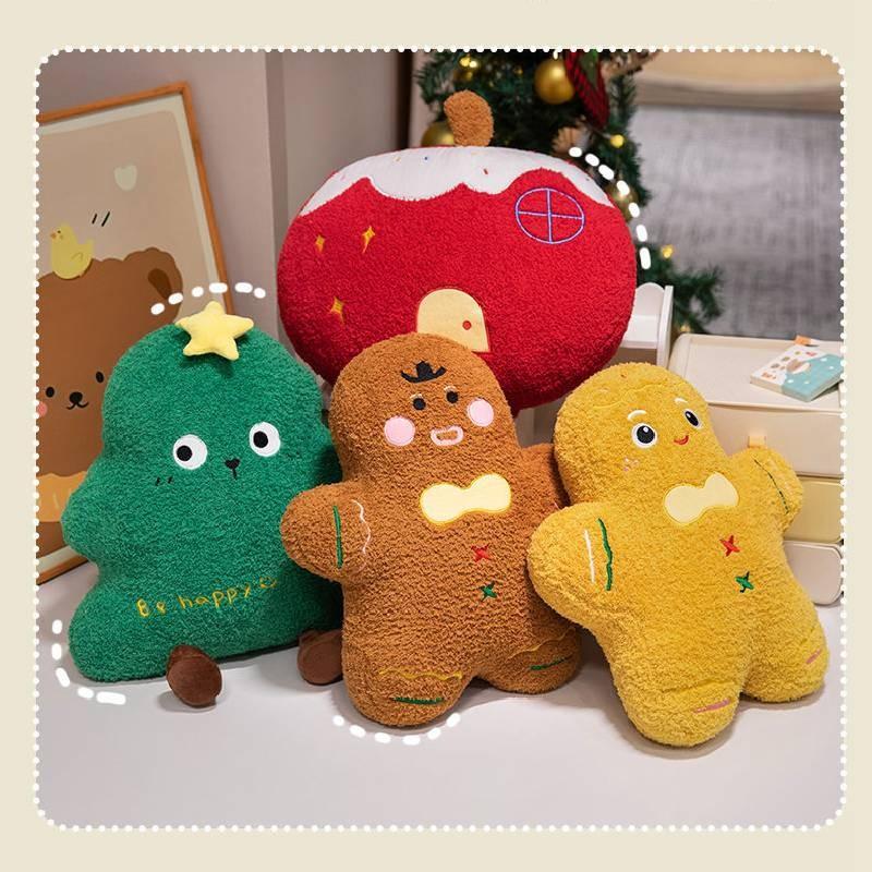 Cartoon Tree Christmas Gingerbread Man Apple Plush Toy Girl Sofa Gift Decoration