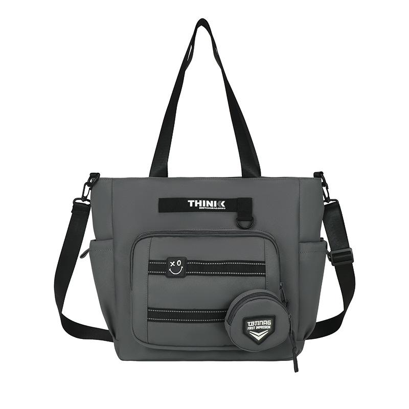 Multifunctional Tutor Bag Large Capacity Tote Bag Tutoring Student Book Bag Couple Bag Versatile Shoulder Bag