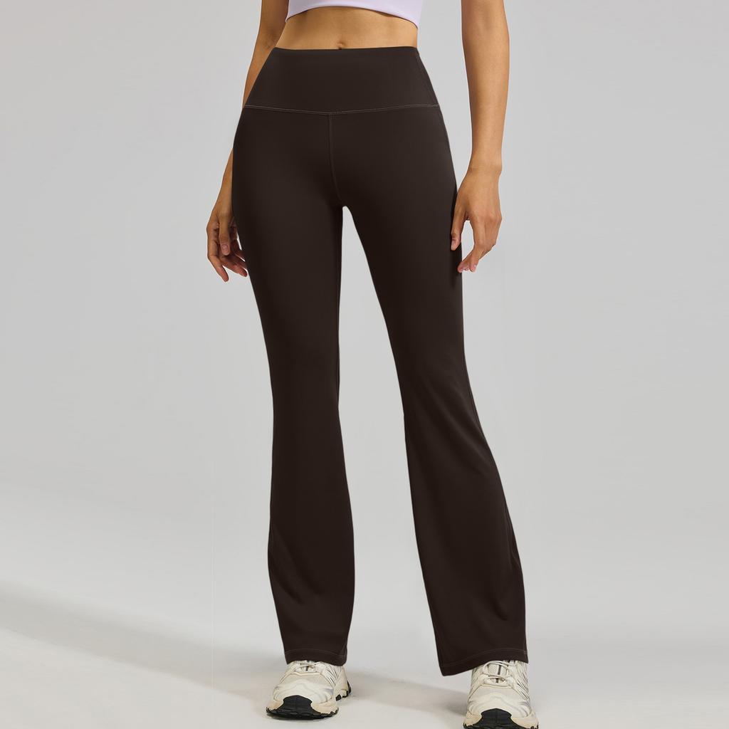 Womens Pants Casual Pants With Pockets Pull Flare Slacks High Waist Stretchy Trousers