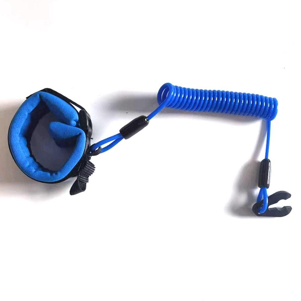 Stretchable Boat Motor Kill Stop Switch Key Rope Universal Portable Boat Outboard Engine Kill Stop Switch Flameout Rope 1.6m