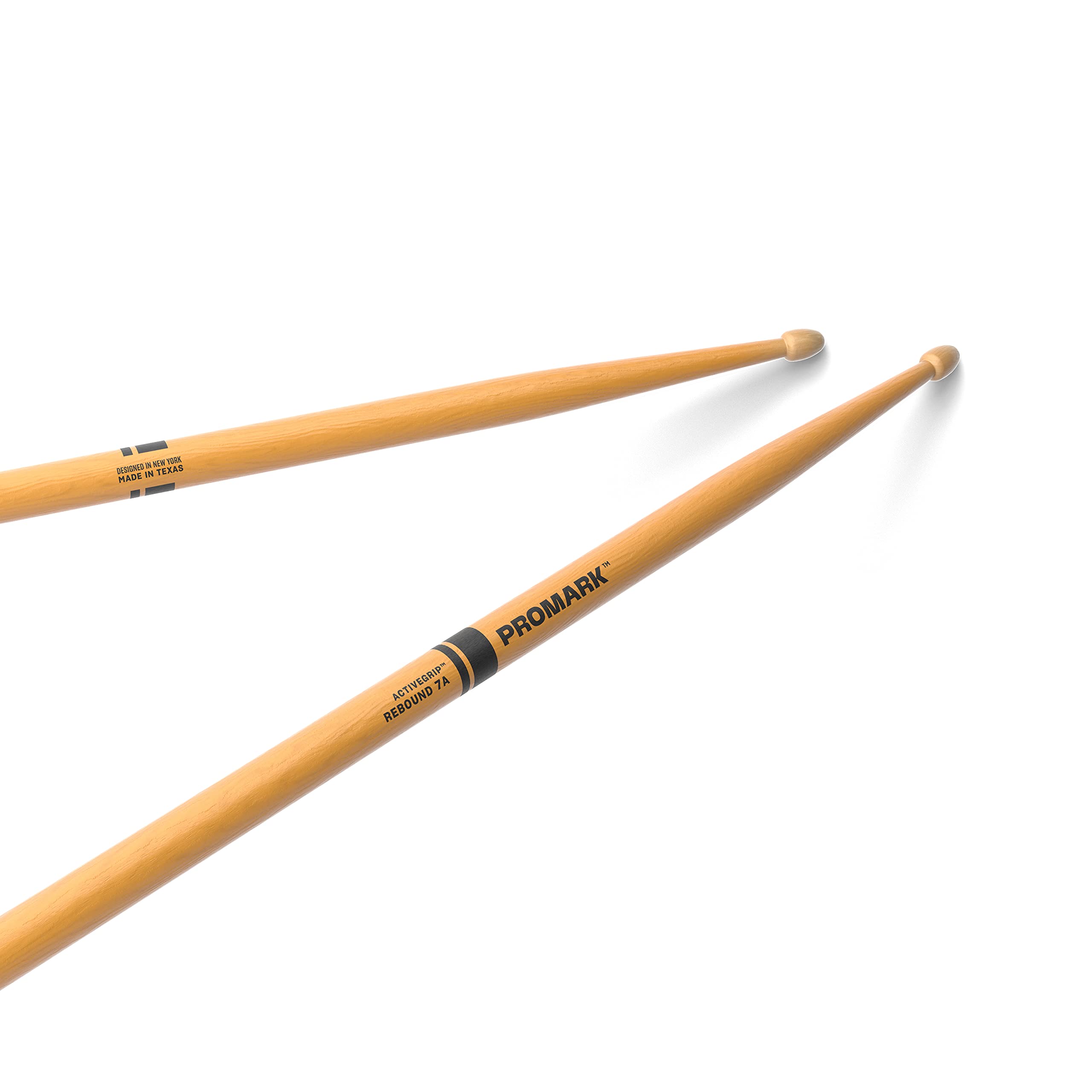 

Promark Active Grip Drumsticks, Clear Acorn Tip, Rebound Balance, 7A, R7AAGC (406 x 13.5mm)