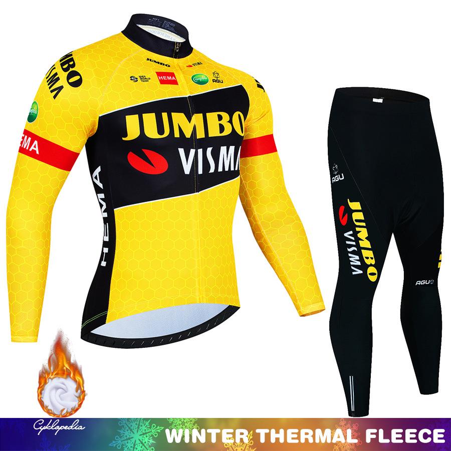 Men's and Women's Fleece Cycling Clothes Strap Set Road Mountain Bike Bicycle Thermal Cycling Shirt 2026 Winter Fleece Thermal Cycling Clothes Set