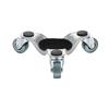 Furniture Dolly 4 pcs Steel Tri-dolly Set Furniture Mover 440 lbs Capacity