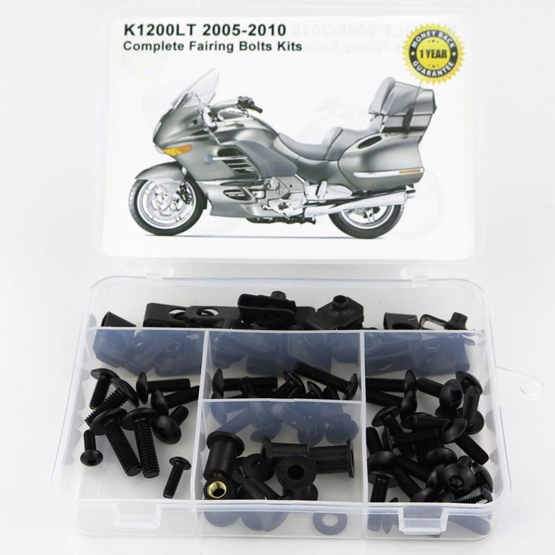 Per BMW K1200LT 2005 2006 2007 2008 2009 2010 Kit Completo Bulloni Vite Dadi Acciaio Clip Carena Integrale