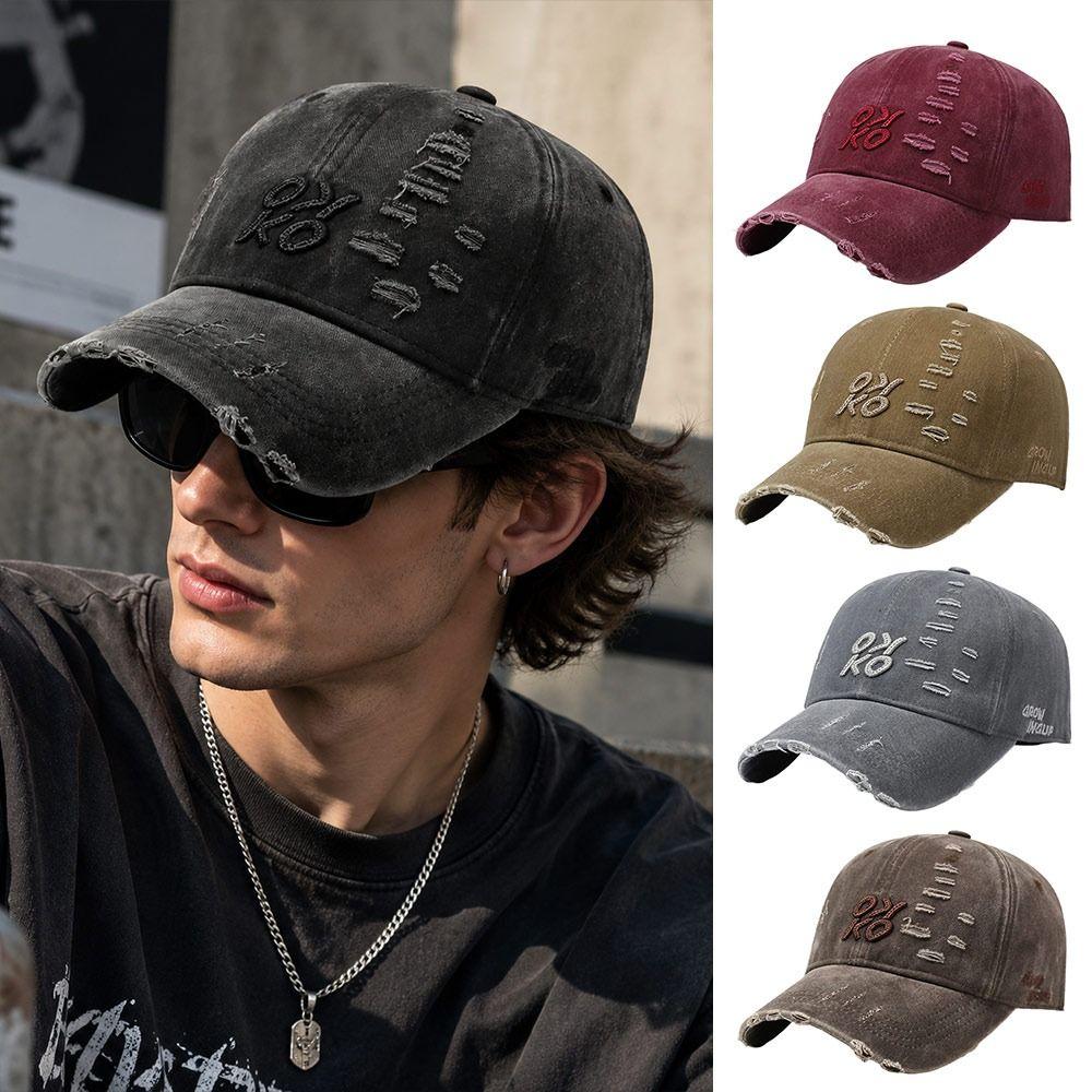 Cotton Baseball Cap Breathable Snapback Hat Casual Visor for Men Women