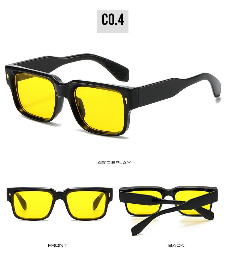 Quality Square Sunglasses Men Brand Arrow Decoration Fashonable Suitable Stylish Eyewear Man Sun Glasses Uv400