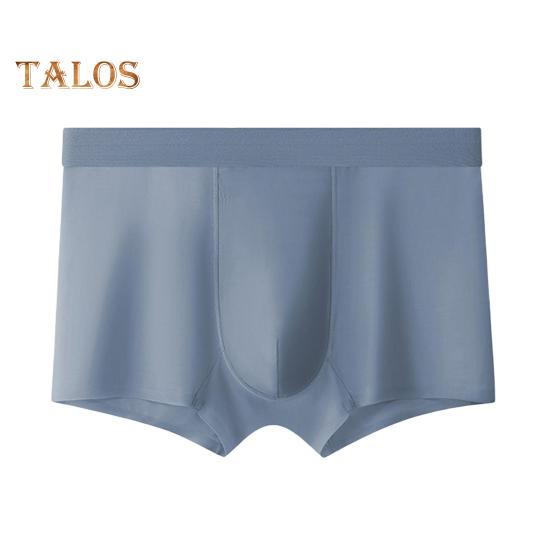 Menn Bokser Undertøy Middels høyde Ensfarvet Is Silke Shorts Truser Ultratynn Pustende Sømløs Sommer Undertøy