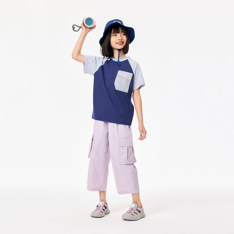 EBAER Unisex Kids' Lightweight Summer Cargo Pants