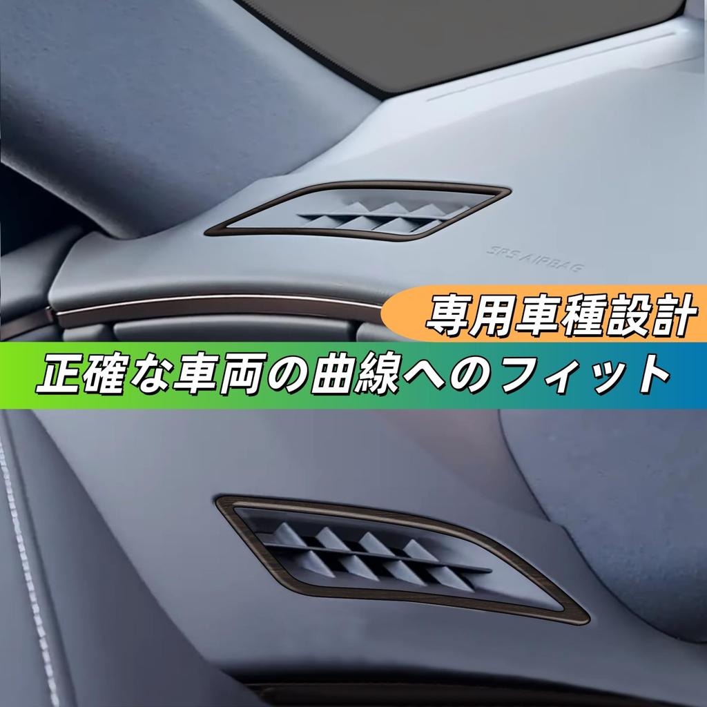 Compatible with Kylorune Alphard Vellfire 40 Series Accessories, Vent Frame Panel Cover, Dedicated Goods,