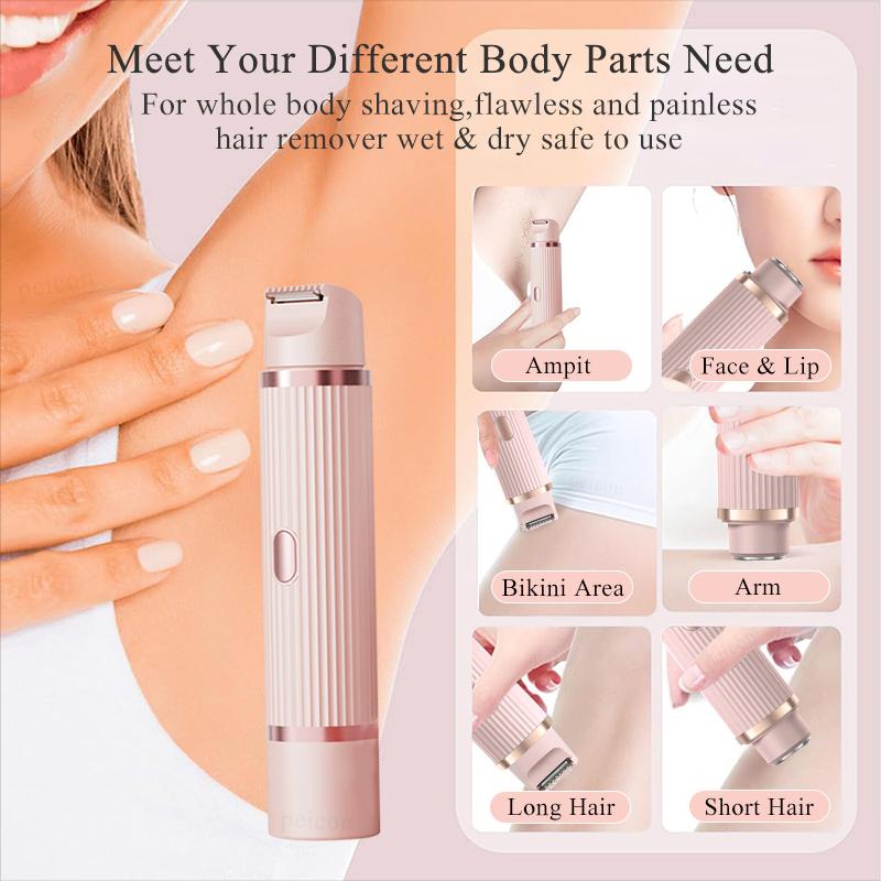 Bikini Trimmer for Women Electric Razor Female Body Epilator Women Electric Shaver for Bikini Legs Underarm Face Hair Remover