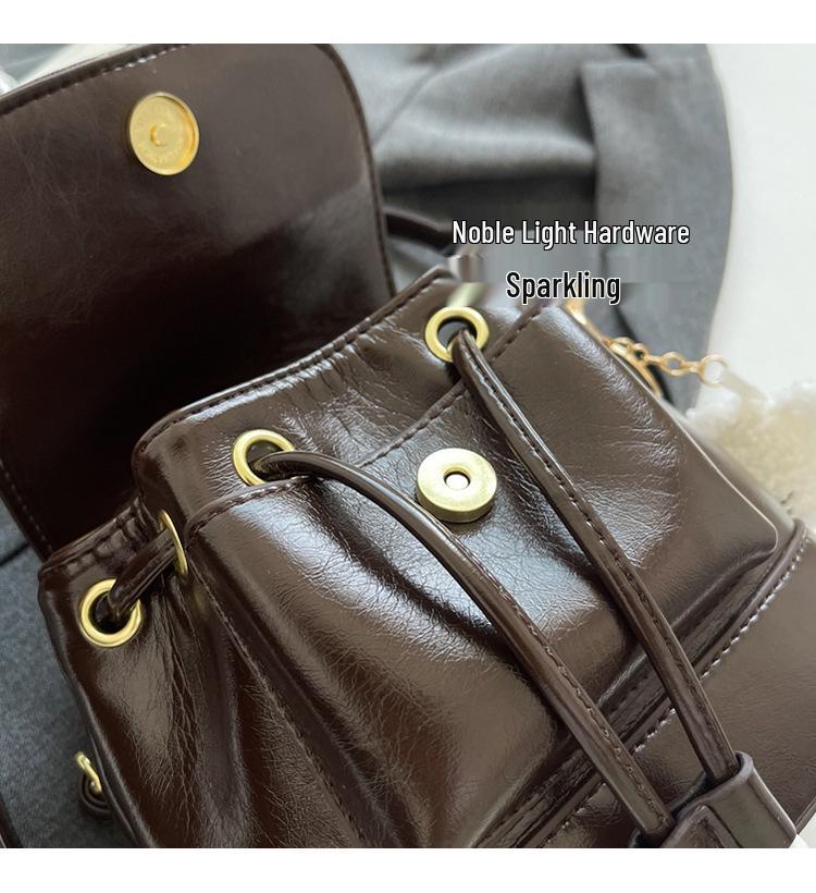 Rucsac mic retro pentru femei 2025 - Geantă de mână versatilă de toamnă/iarnă