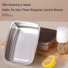 Stainless Steel Bento Box Leak-proof Refrigerator Freezer Storage Box Kitchen Accessories