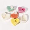 Embossed Heart Shaped Silicone Molds Silicone Candle Holder Molds Soap Molds for Epoxy Resin Candlestick Tealight Holder