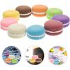 Totority Artificial Macaron - 9pcs French Dessert Food Props, Cupcake, Fake Donuts, Cake, Doughnuts, Macaroon Home Supplies