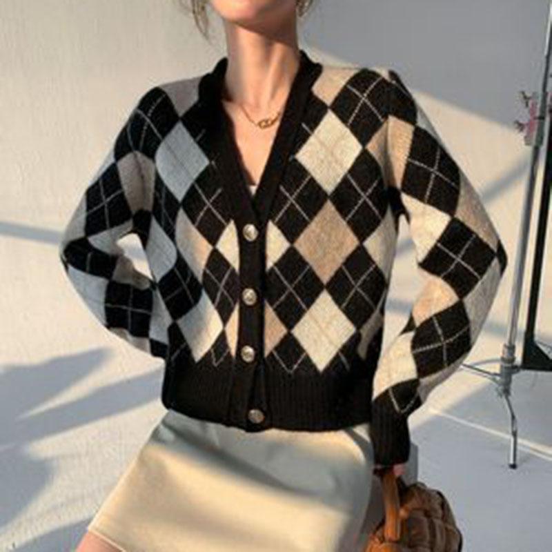 neck Sweater Jacket Women's 