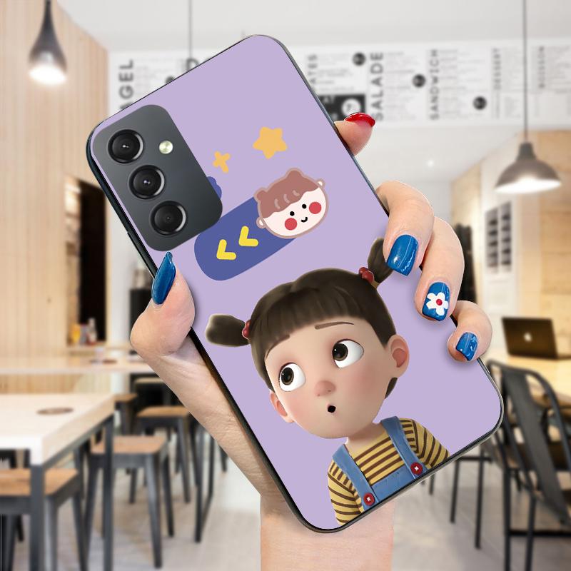 Handyhülle mit bemaltem Muster, stoßfest, weiche Silikon-TPU-Schutzhülle für Samsung-Abdeckung