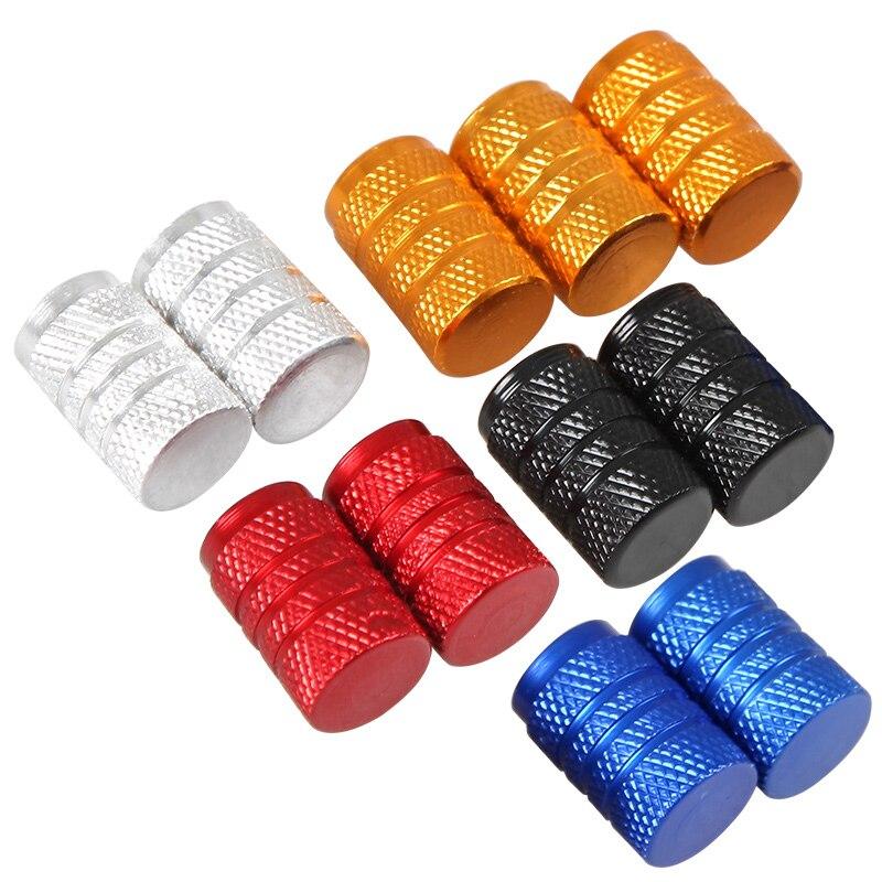 4pcs Universal Car Wheel Tire Valve Stem Caps Dust Covers Aluminum Tire Wheel Stem Air Valve Cap Car Accessories Stem Caps1