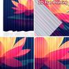 2D FLAT PRINTING 2pcs Curtains (Without Rod) Glowing Lotus on Water Easter Festival Fashion Curtains Fabric Curtains All Seasons