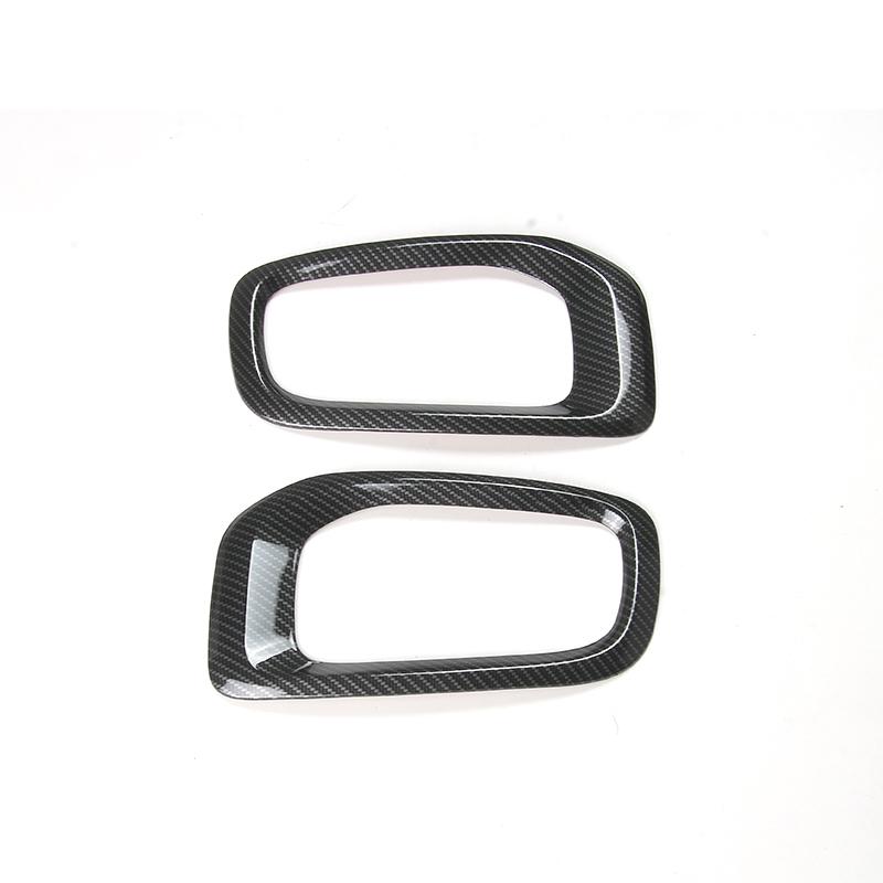 SHINEKA Außenzubehör für Jeep Renegade, ABS-Auto-Front-Nebelscheinwerfer-Lampen-Dekorationsabdeckungsaufkleber für Jeep Renegade