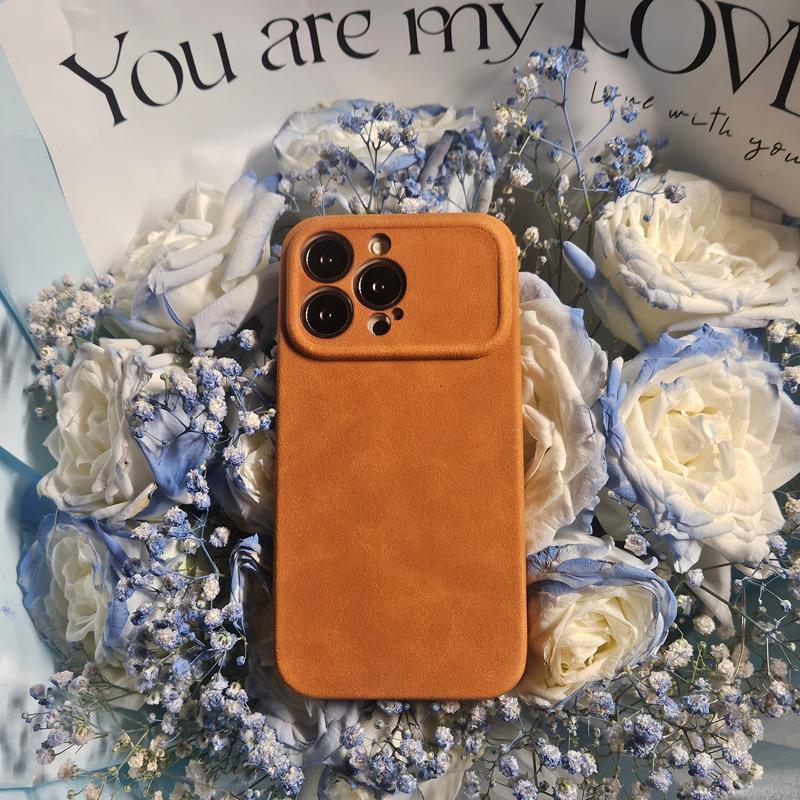 

Замшевые чехлы с мелкими отверстиями подходят для телефонов Apple 15promax, IPhone14 полузакрытые 13 полностью закрытые 12 внешние накладки iPhone 14 Pro 6.1 inches