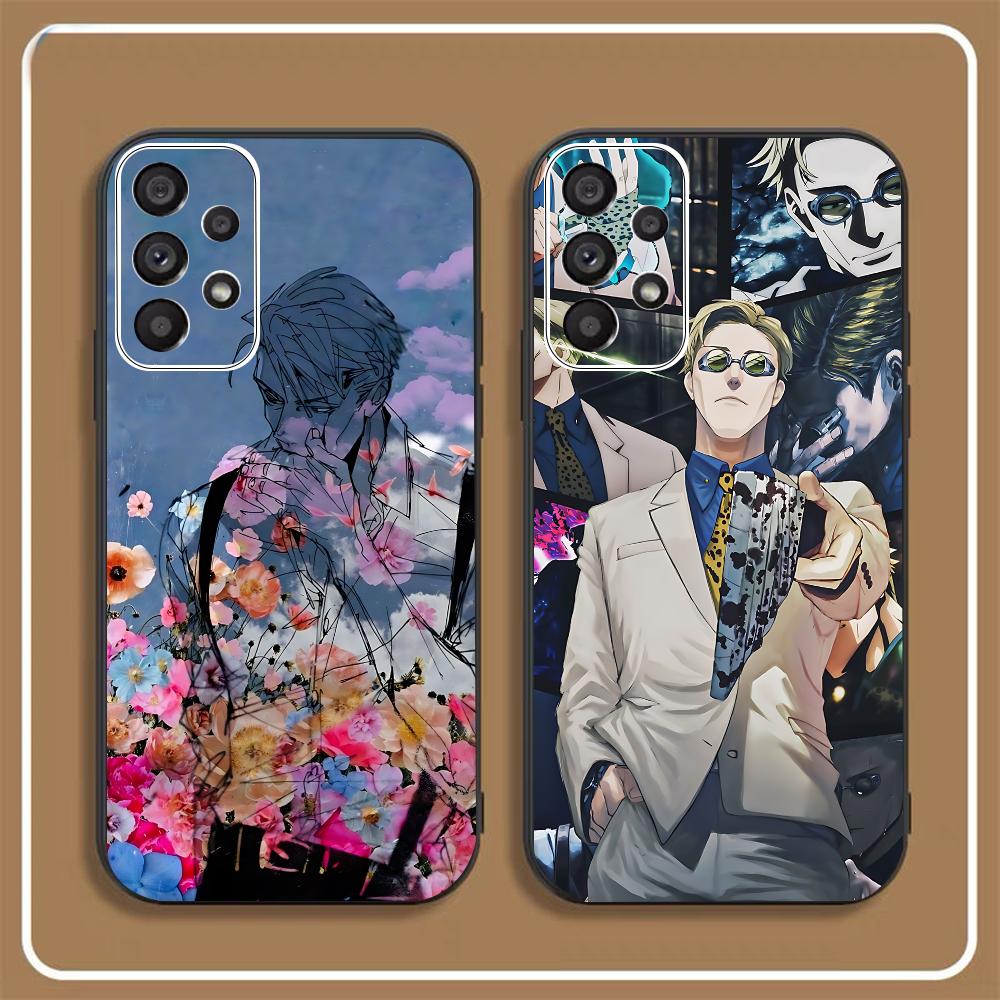 Kento T-Nanami J-Jujutsu K-Kaisen Phone Case For Samsung S24, S25 22,30,Note20,Ultra,Lite,Ultra5G,Plus,FE Black Cover