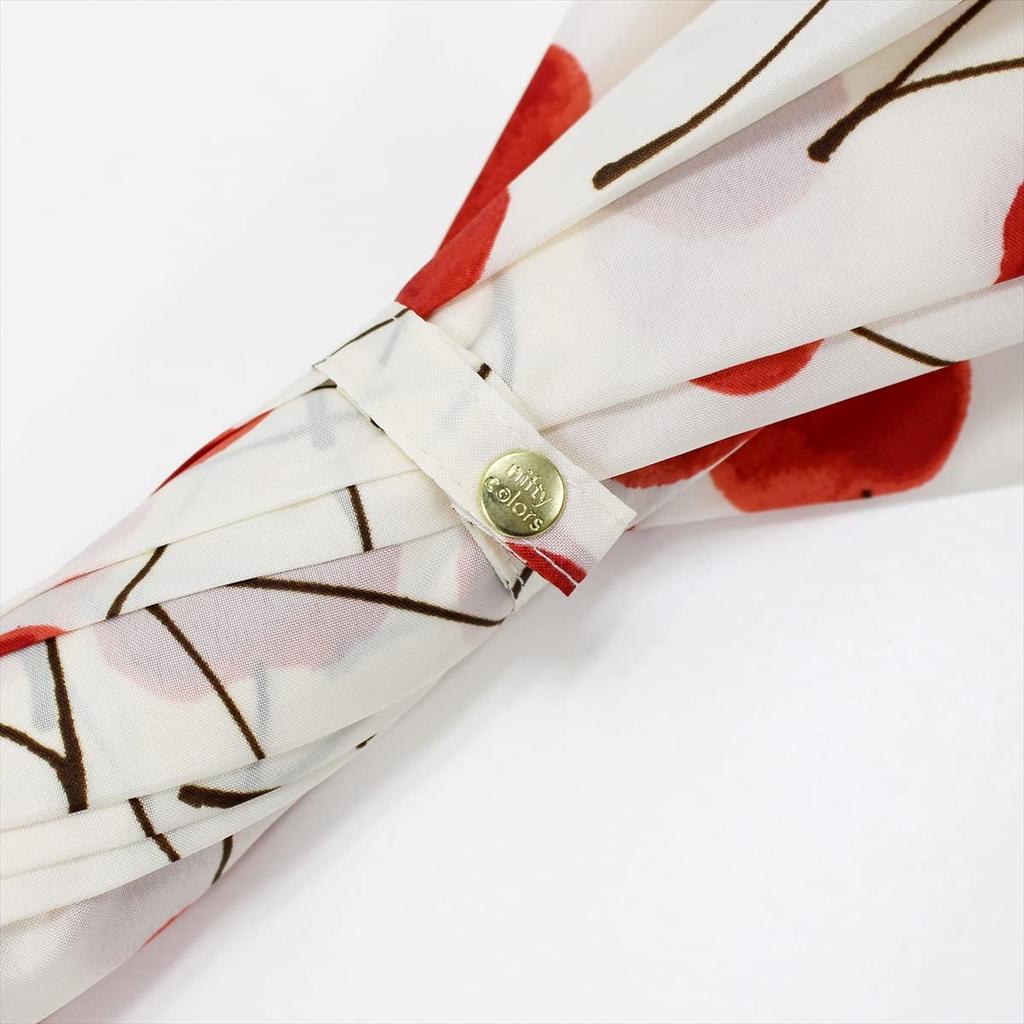 Nifty Colors Long Umbrella, Cherry, 1627RD