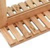 vidaXL Badezimmerspiegel 60×12×62 Cm Walnuss Massivholz