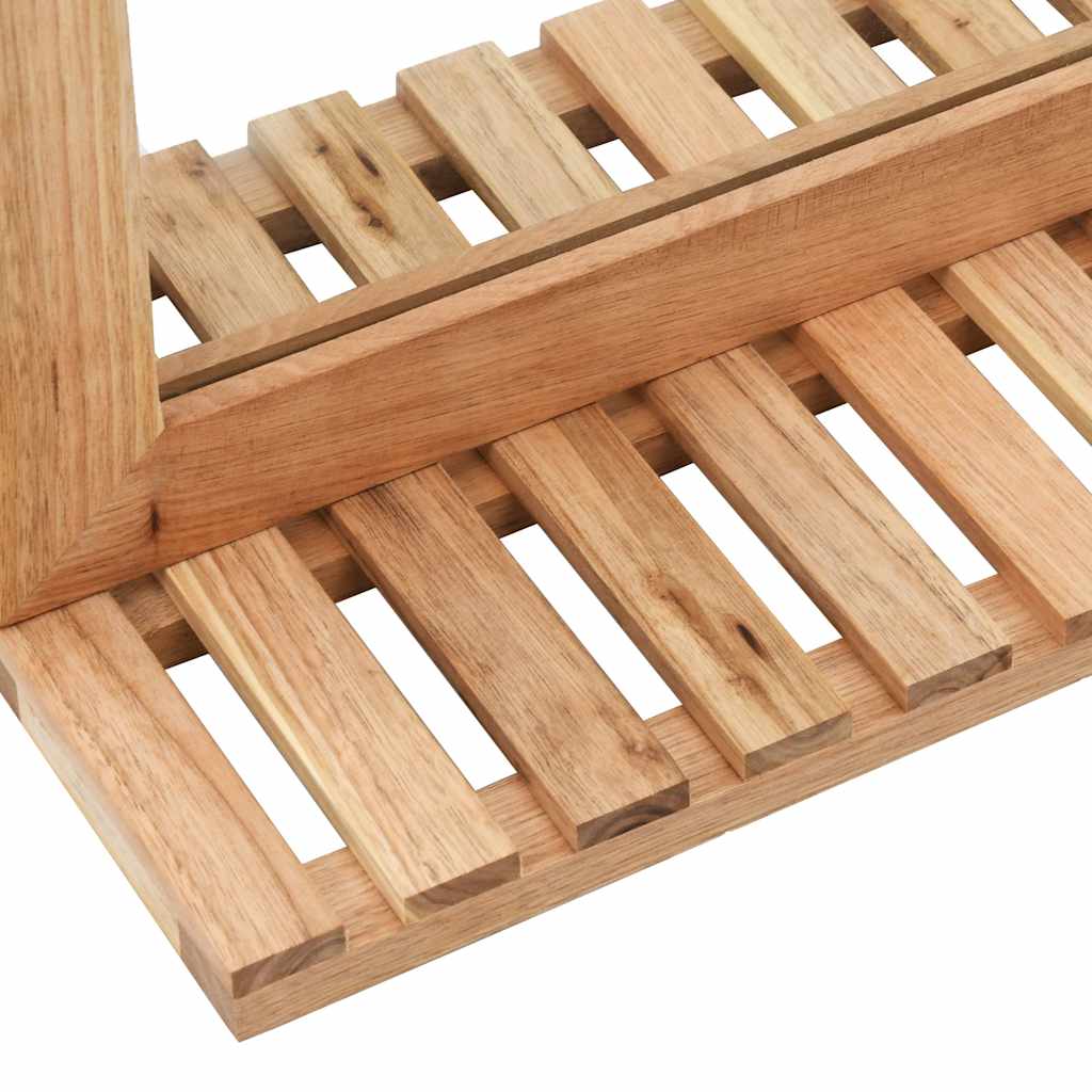 vidaXL Badezimmerspiegel 60×12×62 Cm Walnuss Massivholz