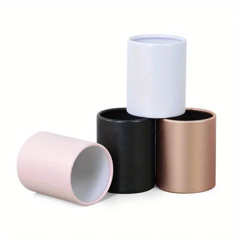 1/4 szt. Mini Pudełko na Kwiaty Przenośny Okrągły Wiaderko na Bukiet Róż Ślub Impreza Dekoracja Stołu DIY Opakowanie na Prezent Walentynki