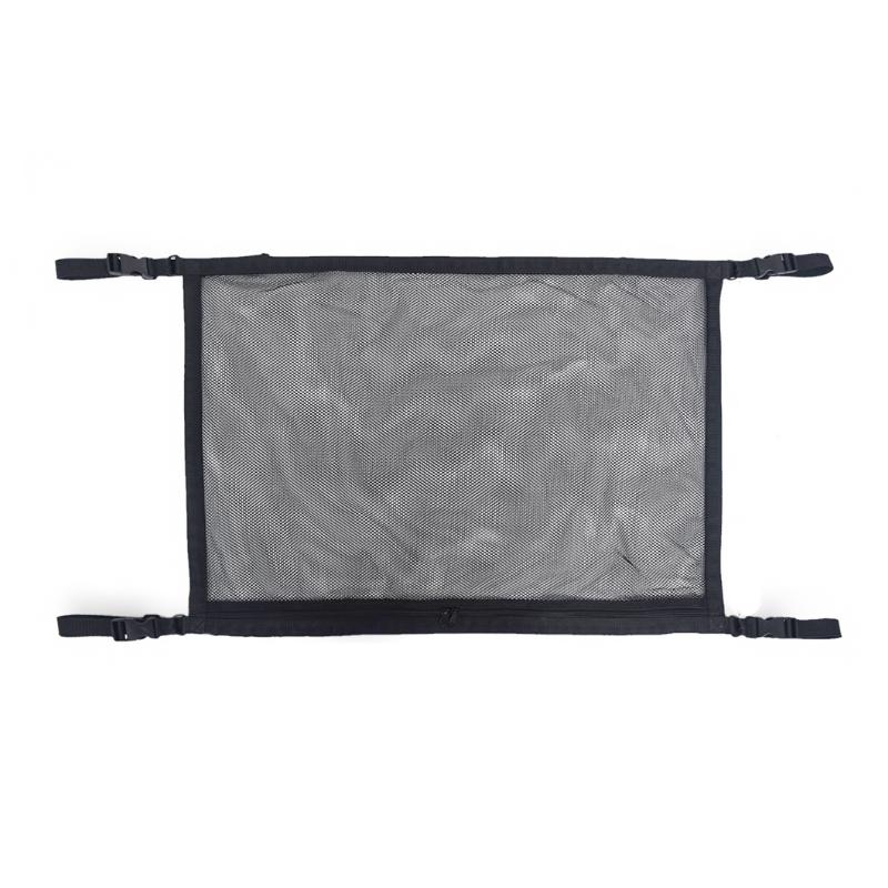 Ceiling Storage Net For Car Roof Organizer Mesh Adjustable Car Interior Cargo Storage Bag Pocket Double-Layer Mesh Net Accessori
